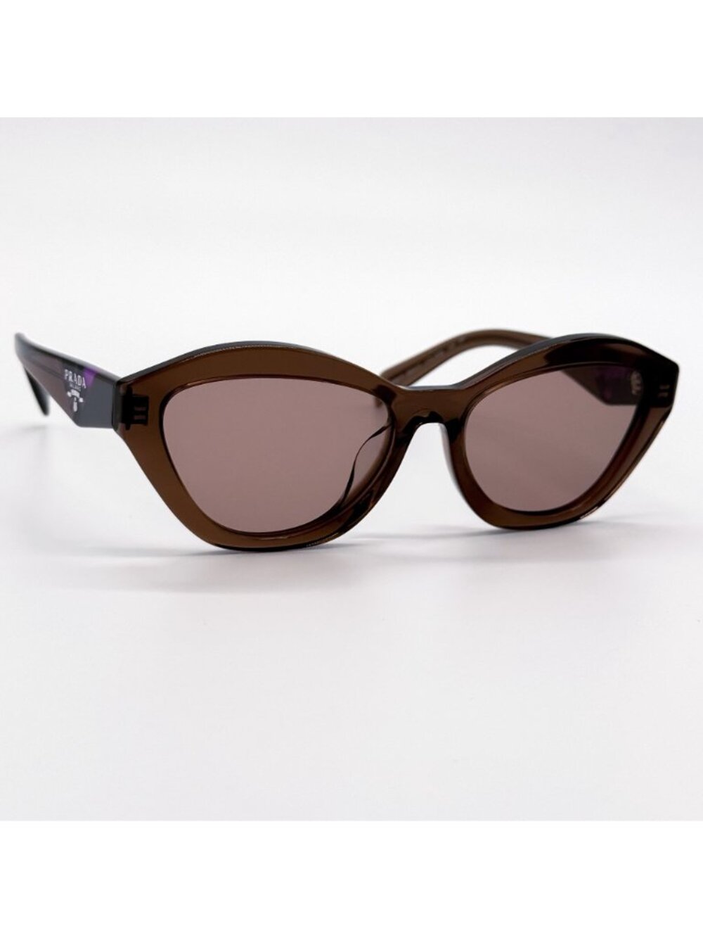 NEW PRADA SUNGLASSES PRA02SF 17O60B BROWN WOMEN EYEWEAR PR A02SF, SPR A02S - Picture 4 of 9